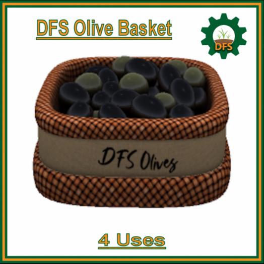 Second Life Marketplace DFS Olive Basket (actual item)